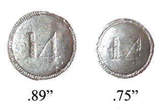 14th Regt Buttons